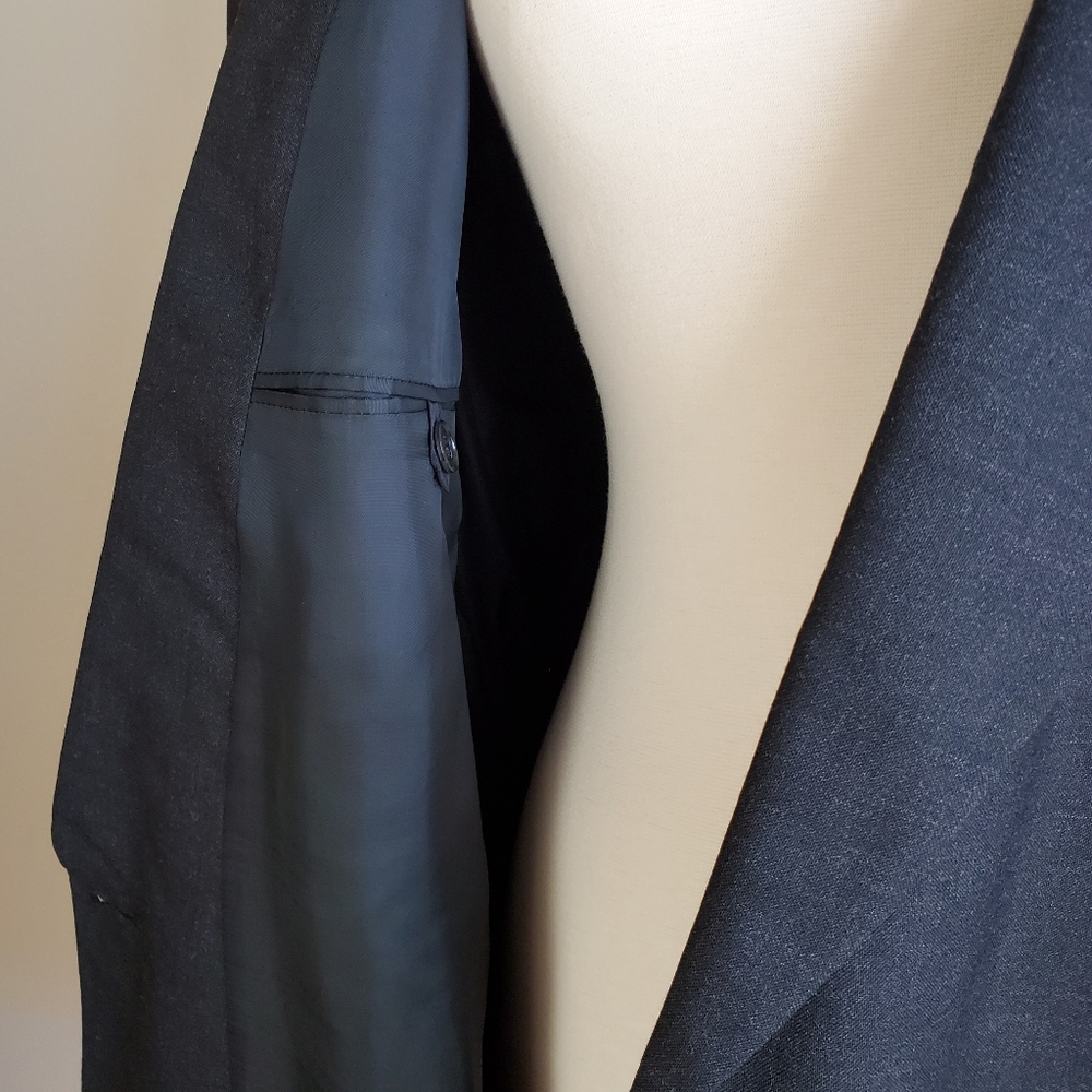 (Men) Rian Rucci - Sz 38 Dark Gray Wool Suit - Picture 7 of 16